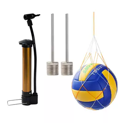 Basketball football volleyball portable air cylinder net pocket air needle bicycle basketball inflatable mini