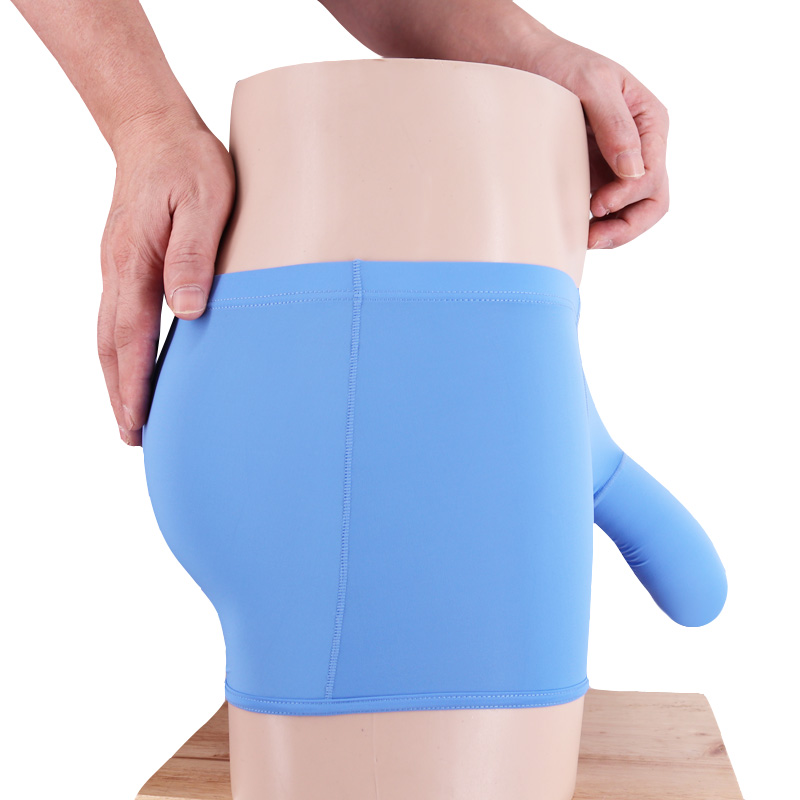 Đồ lót nam quần boxer nam với bộ JJ hình con voi U lồi băng siêu mỏng gợi cảm quan sip nam