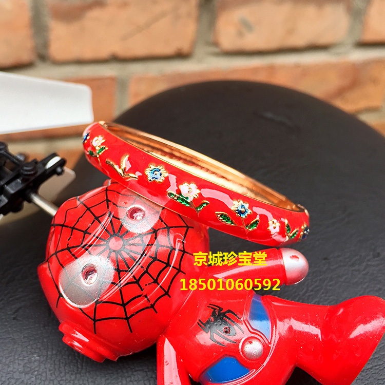 Đích thực Bắc Kinh Quà Tặng Cloisonne Bangle Sun Flower Vòng Đeo Tay Nhỏ Nam Giới và Phụ Nữ Trẻ Em Trang Sức Trẻ Em Quà Tặng