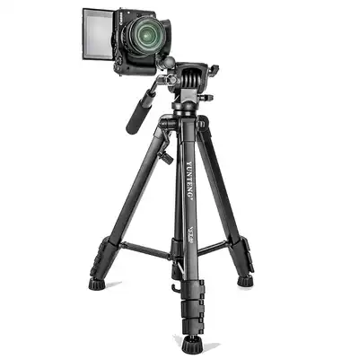 Yunteng monocular tripod VCT60 80 camera holder portable hydraulic damping gimbal universal mobile phone micro monocular camera DV