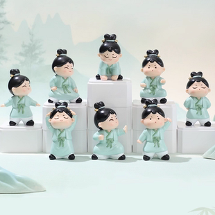 八段锦摆件养生情绪解压神器