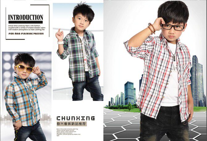 Chemise garcon à manche longue - Ref 2078343 Image 15