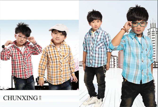 Chemise garcon à manche longue - Ref 2078343 Image 6