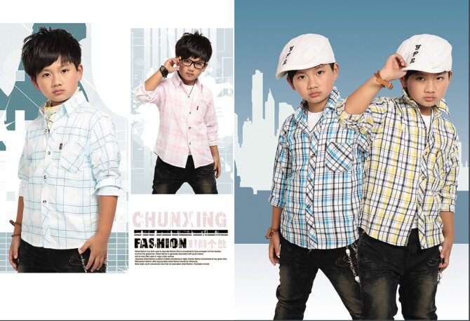 Chemise garcon à manche longue - Ref 2078343 Image 7