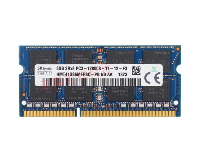 SK Hylex 8G 2RX8 PC3-12800S HMT41GS6AFR8C-PB 1600 notebook memory bar