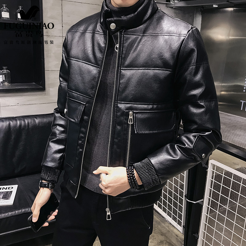 Fugui bird autumn winter new cotton clothes Men's Korean version Boomers Cotton Padded Jacket Cotton Padded Jacket Men Casual Thickened Warm Cotton Clothing