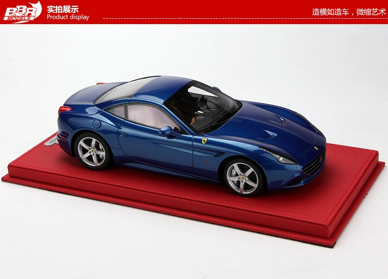 BBR 1:18 mô hình xe độ Ferrari California T mui cứng màu xanh dương - Chế độ tĩnh