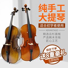 Виолончель 想筇崆偈止实木试演奏扇硕跹д呤的咀ㄒ刁提琴包邮