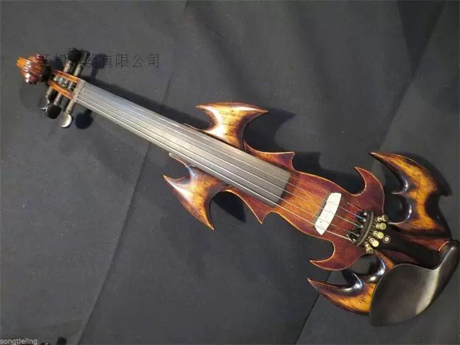 Nhạc cụ tưởng tượng, violin 5 dây điện tử, chơi violin điện âm, phụ kiện bằng gỗ mun - Nhạc cụ phương Tây đàn guitar nhỏ