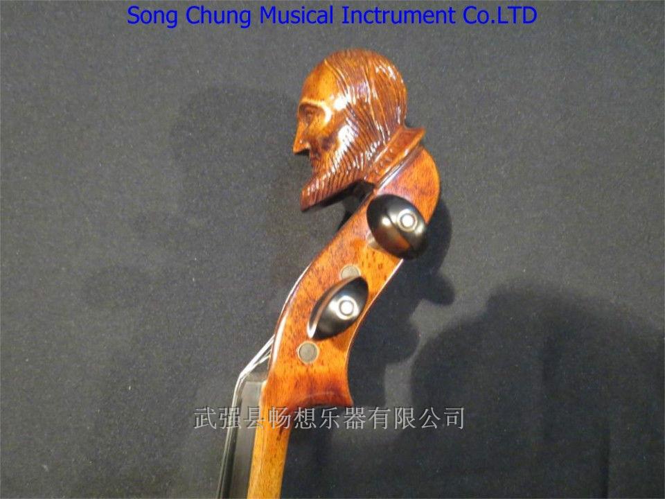 Nhạc cụ tưởng tượng của quận Wuqiang, đàn violin 4/4 dây, đàn violin đơn, đàn ông tinh xảo chạm trổ # 8111 - Nhạc cụ phương Tây đàn nguyệt cầm