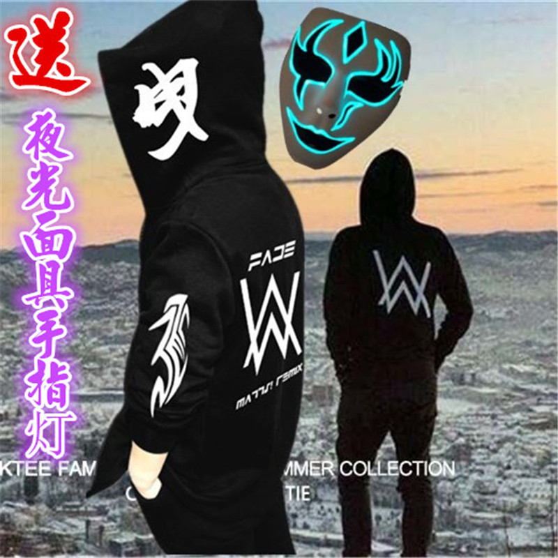 Alan Walker với cùng một đoạn Allen Walker DJ áo len nam áo hoodie Faded âm thanh điện tử phù hợp với mùa xuân và mùa thu mô hình