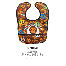 Baby three-dimensional rice pocket waterproof feeding male and female baby children super child saliva towel bib Soft baby eating bib