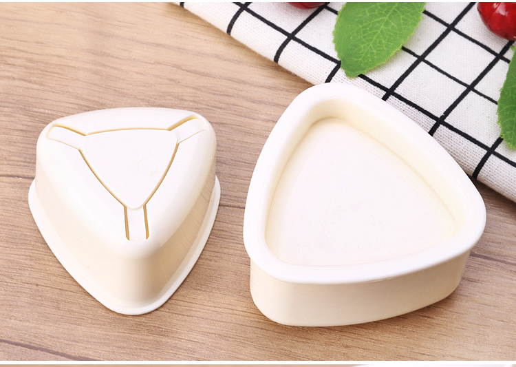 Nhật Bản nhập khẩu Nhật Bản Hệ thống Nhật Bản Cơm gạo tam giác chuyên nghiệp Mỗi kích thước một, dễ dàng tháo dỡ - Tự làm khuôn nướng khuôn bánh kẹp tàn ong bằng điện