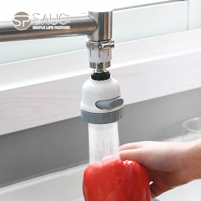Japanese faucet water saving machine splash head home kitchen splash can be rotably adjustable multi-use filter nozzle water saving