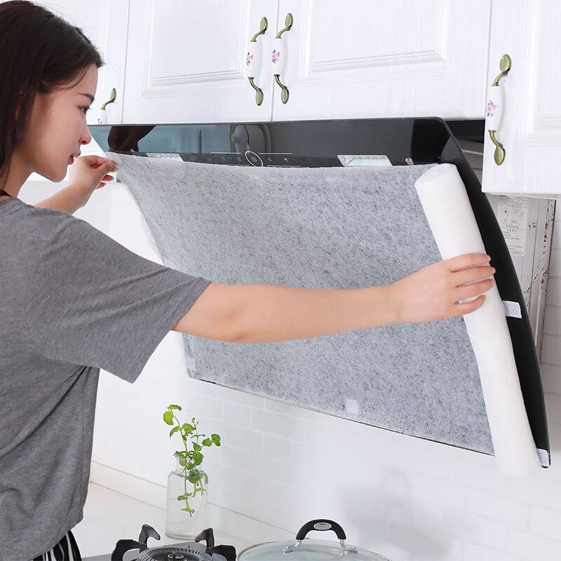 Japan ventilator filter FILTER SCREEN SUCTION OIL PAPER ANTI-OIL STICKER FILM FIRE HOME GREASIPROOF HOOD KITCHEN SUCTION OIL SMOKE PAPER