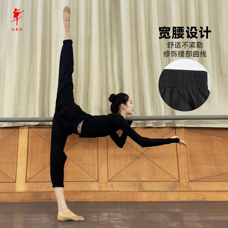 Dance Quick-Drying Carrot Pants Practice Jogger Pants Quick-Drying Loose Tapered Casual Ballet Body Shaping Sports Pants L2035
