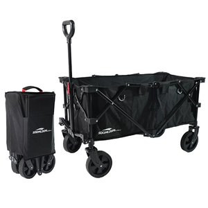 Shulu Outdoor Camping Car 90x45x53 Регулируемая ручка 900D Оксфордская ткань загрузка 100 л может загрузить 90 кг