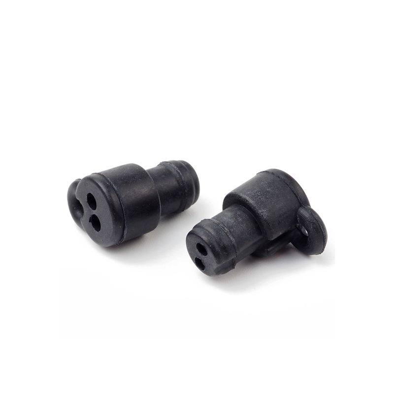 (Z mark)Double hole fiber optic cable plug soft glue diving flash pig nose (produced by paper cloth)