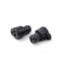 (Z-mark)Double hole fiber optic cable plug soft plastic diving flash pig nose (paper and cloth production)