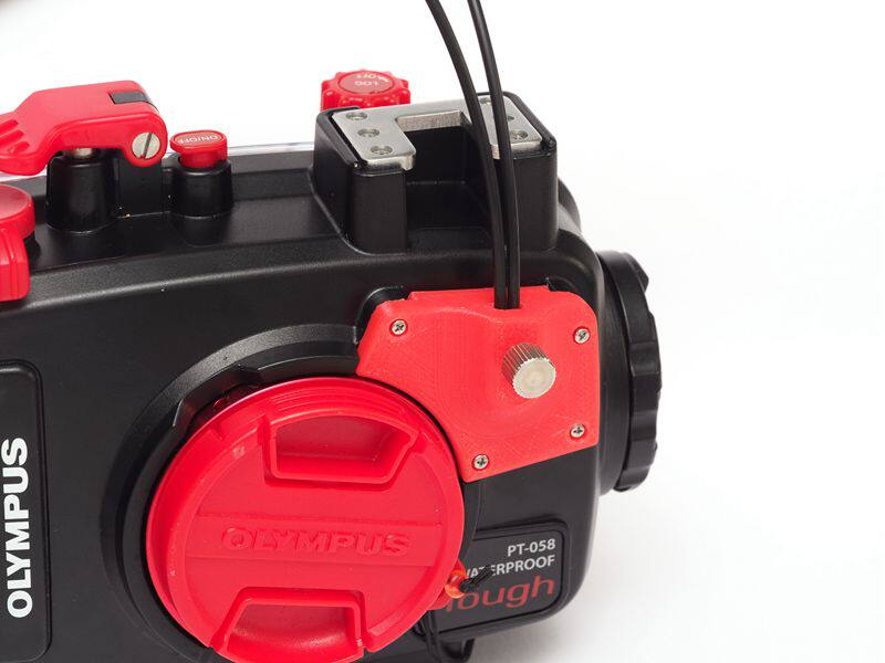 TG4 TG4 TG5 TG6 TG6 Olympus waterproof shell diving shell double-hole fiber wire plug