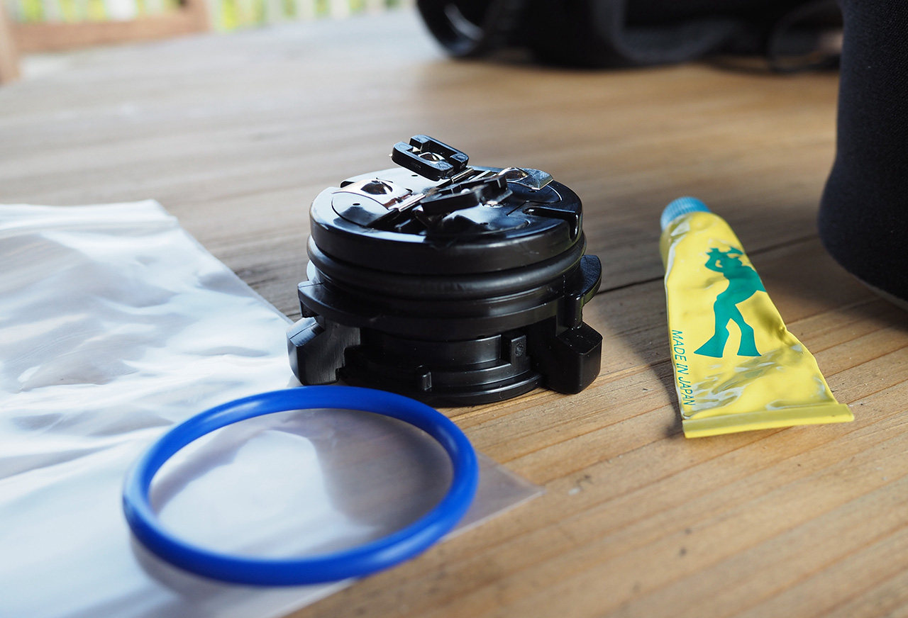 Seasea D3 D2 D1 D1 diving flash battery back cover Upgrade sealing ring O circle 2 only (paper cloth)