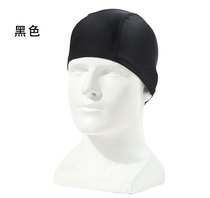 New solid color fashion comfortable swimming cap unisex childrens long hair waterproof swimming cap nylon cloth swimming cap