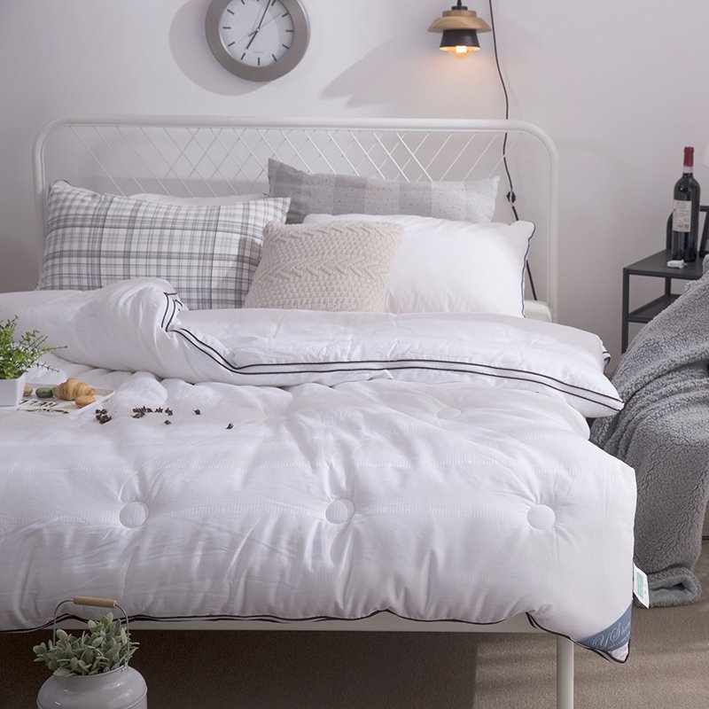 Simple classic cotton jacquard zipper two-in-one mother and child quilt warm and convenient cotton quilt core a quilt dual-use