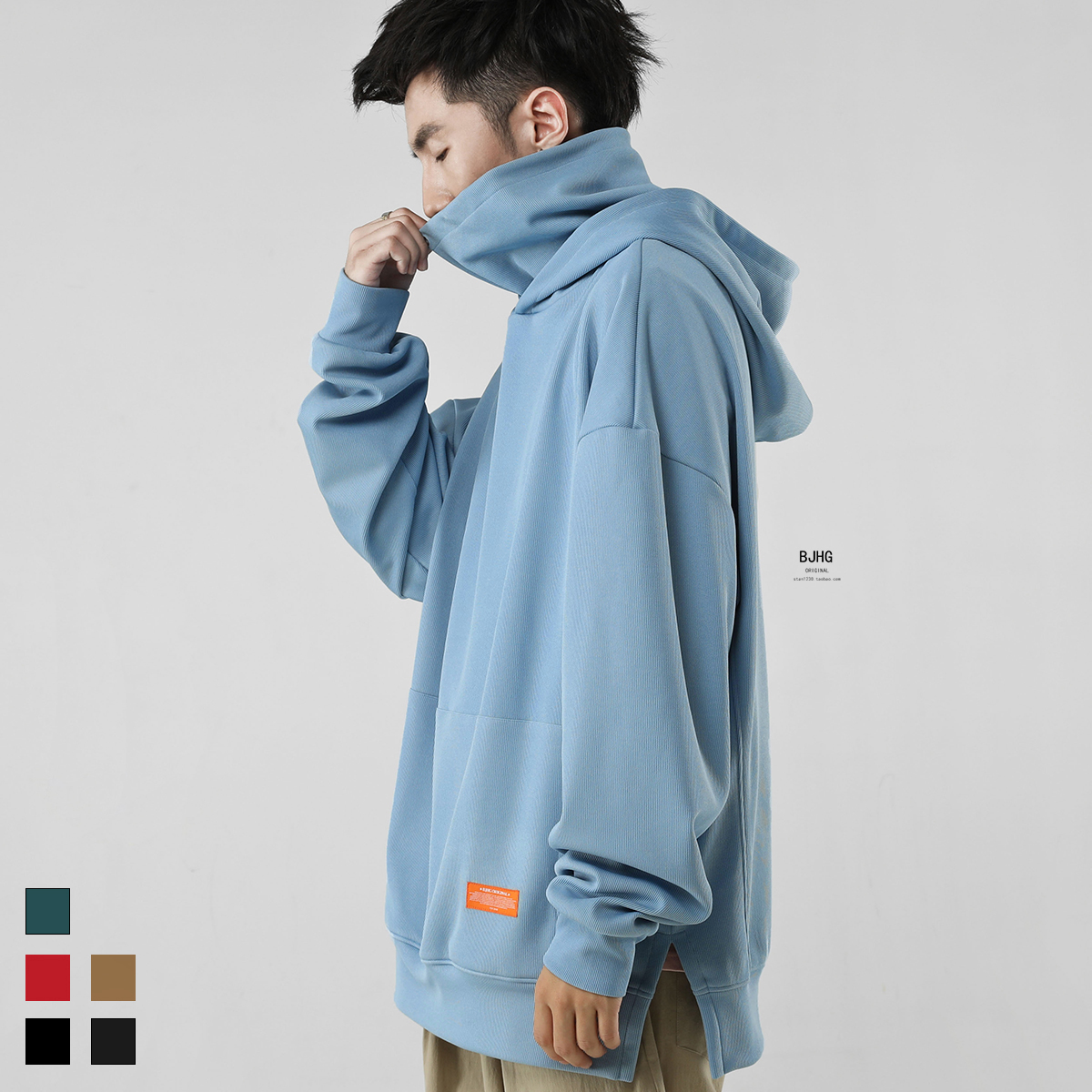 Sweatshirt homme BJHG en Coton - Ref 3127249 Image 1