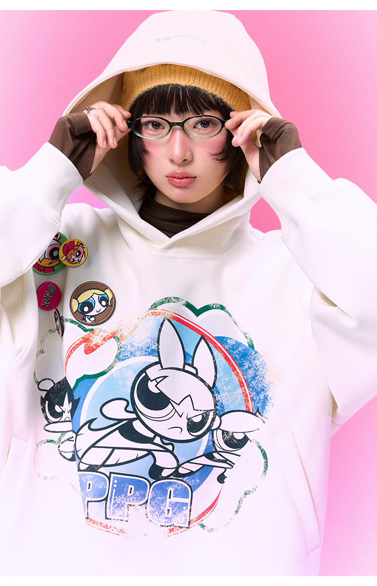 BJHG Powerpuff Girls Oversized Hoodie