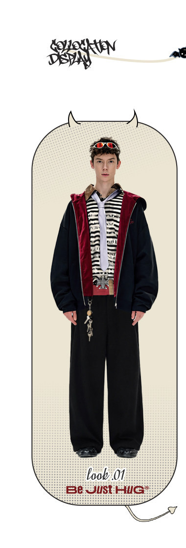 BJHG Reckless Little Devil Zip-Up Hoodie