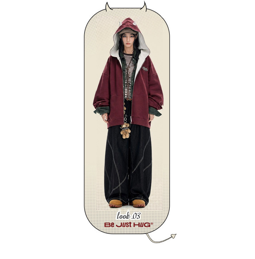 BJHG Reckless Little Devil Zip-Up Hoodie