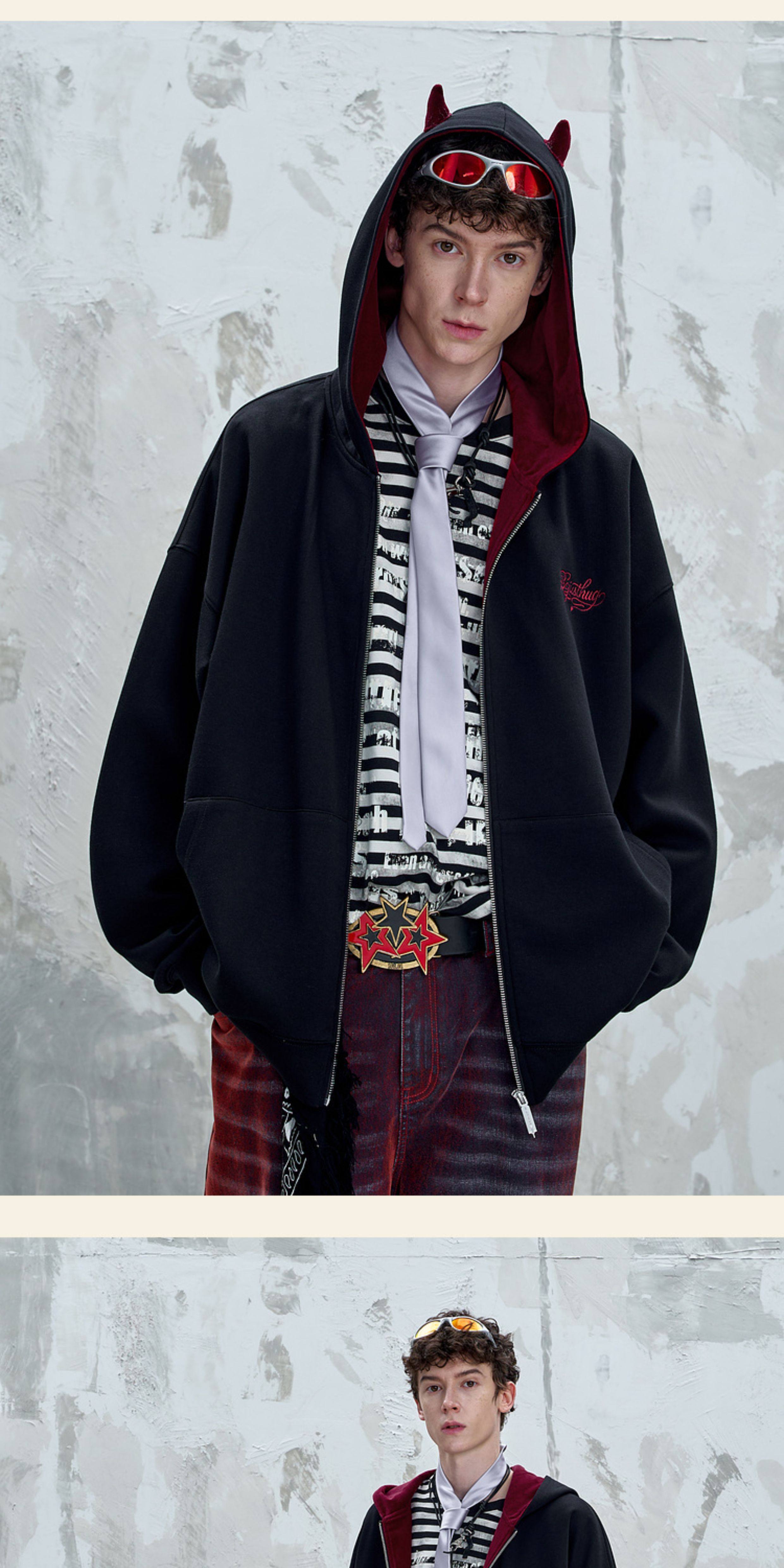 BJHG Reckless Little Devil Zip-Up Hoodie