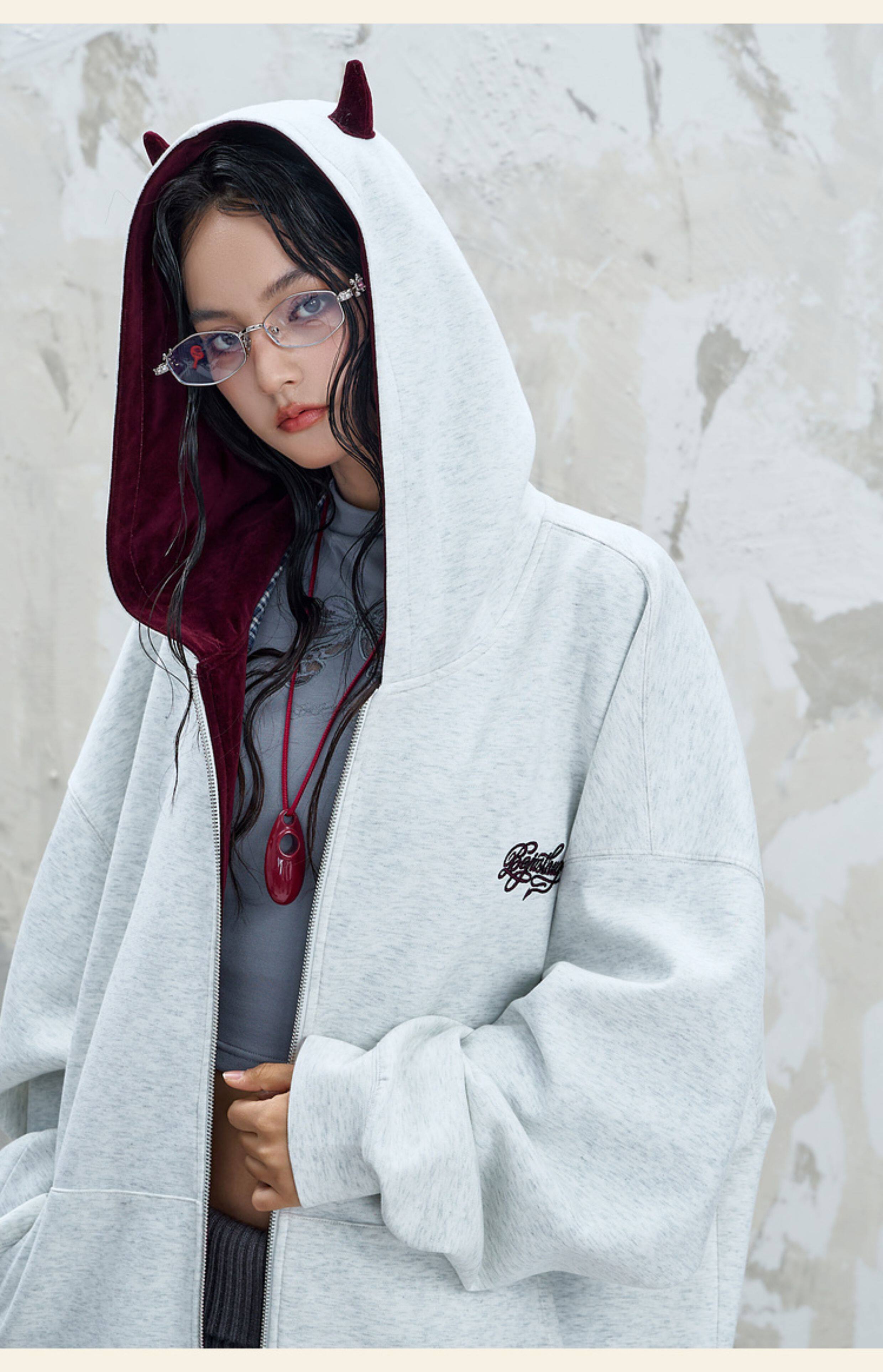 BJHG Reckless Little Devil Zip-Up Hoodie