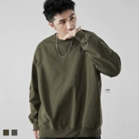 BJHG Châu Âu và Châu Mỹ đường phố rắn màu hoodie cặp