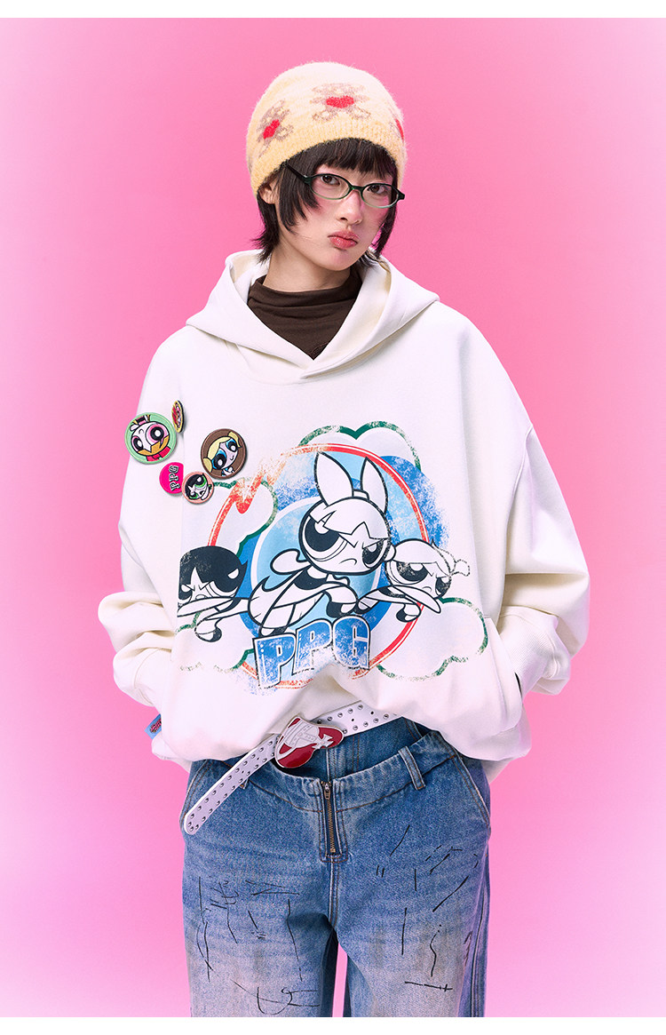 BJHG Powerpuff Girls Oversized Hoodie