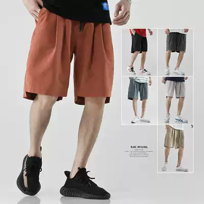 BJHG reckless homemade summer loose hip hop beach casual shorts trend men's sports five-point pants