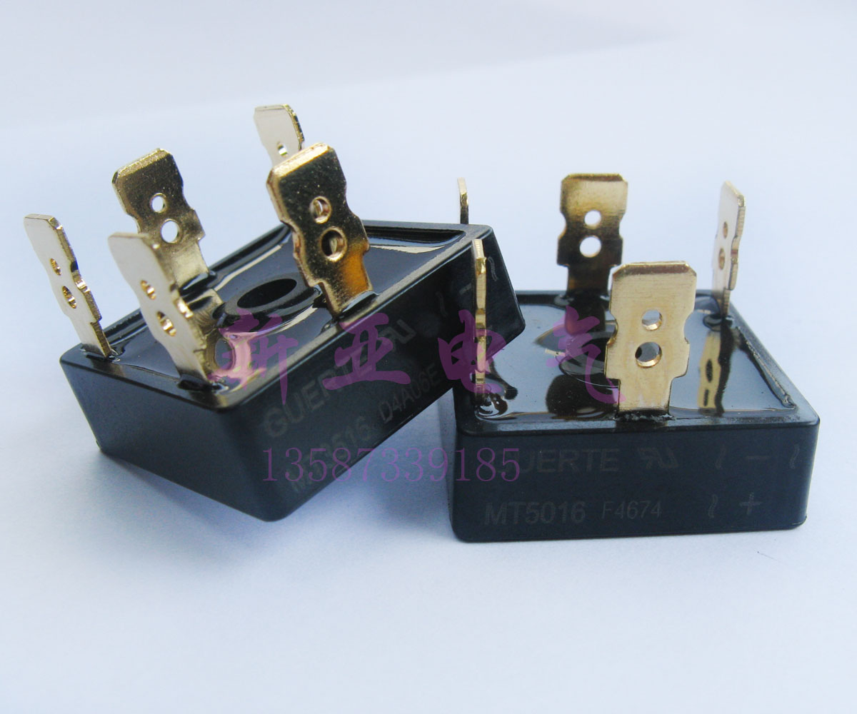 MT5016 rectifier bridge three-phase square bridge frequency converter special gilded pin bridge pile SKBPC5016