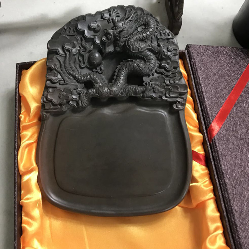 Ask the collection of the collection of clarification inkygift giftsWater Jingming gift box inkshan gift box inkshan title calligraphy