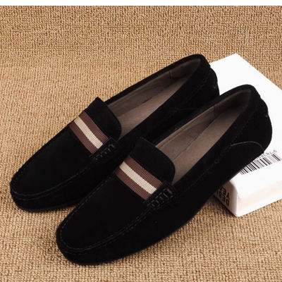 Spring and summer British frosted bean shoes, men's driving shoes, lazy people's one-step versatile casual shoes, genuine leather breathable men's single shoes
