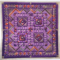 Laura canvas embroidered Royal Pavilion