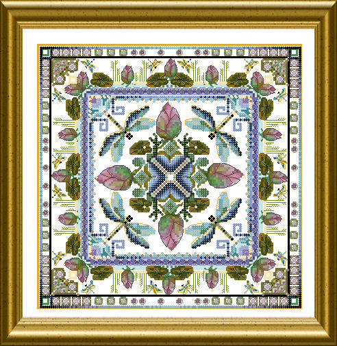 Chatelaine Designs CD BD Dragonfly original layout paper A3 color