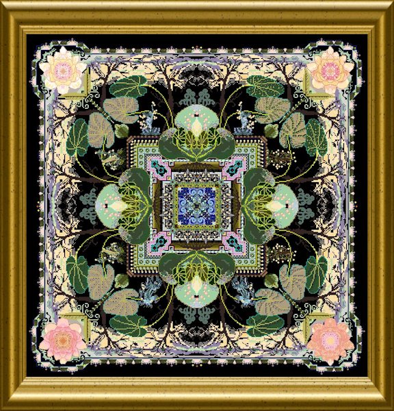Original Imported Cross Stitch Chatelaine Designers Nymphs Original Drawings A3 Color