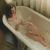 Сексуальная летняя шелковая пижама, рубашка, размер, длина миди