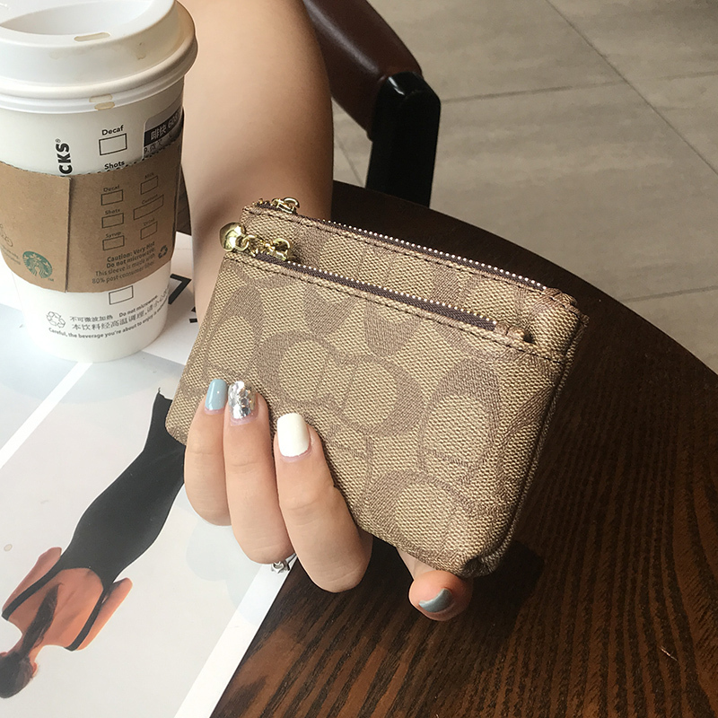 Small Wallet for Women, Ultra-Thin Coin Purse with Zipper, Compact Mini New Model 2026, Popular Fashion Niche Design ins