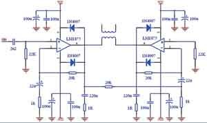 Проектирование программы -контролируемое энергоснабжением переменного тока A Audio усилителя класса D IR2092 LM1875 -IR2092S -IRS2092S