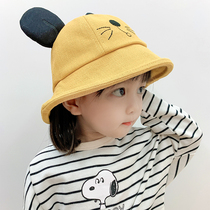Child Hats Spring Season Sunscreen Sunscreen Hat Boy Girl Basin Hat Cute Super Cute Fisherman Hat Baby Cartoon