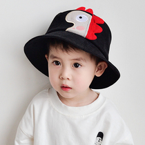 Child Fisherman Hat Spring Autumn Season Han Edition Cute Super Cute Dinosaur Boy Girl Sun Basin Hat Casual Summer Cartoon