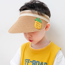 Children shading hat Spring Summer boy empty top hat sunscreen girls beach casual sunhat big-eater hat kid