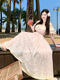 Plus-Size French-Style Floral Puff-Sleeve Dress for Women, Summer, Slimming, Waist-Cinching, High-End, Sweet Long Dress