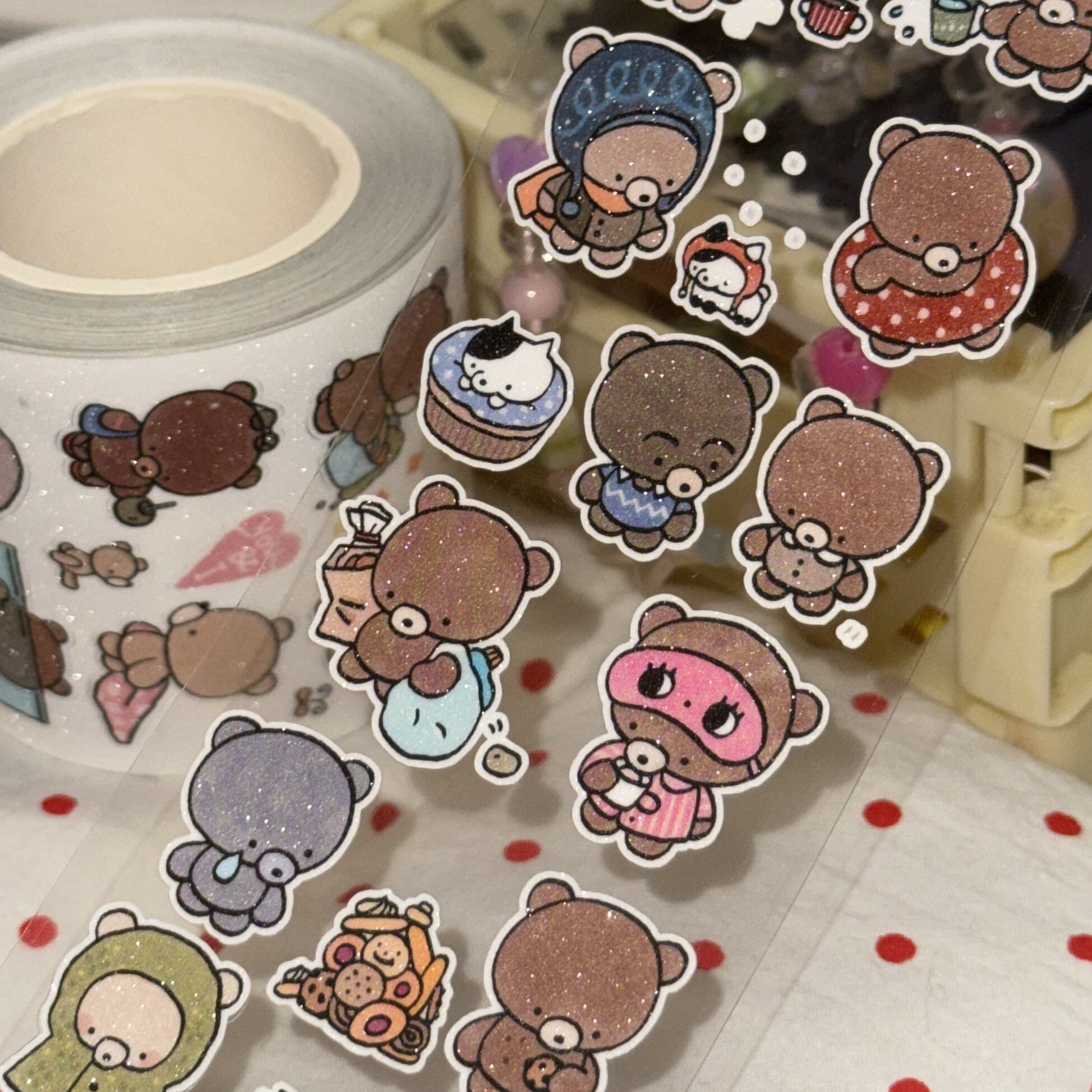 如何选择适合的小熊购物手提袋贴纸胶带手帐拼贴？